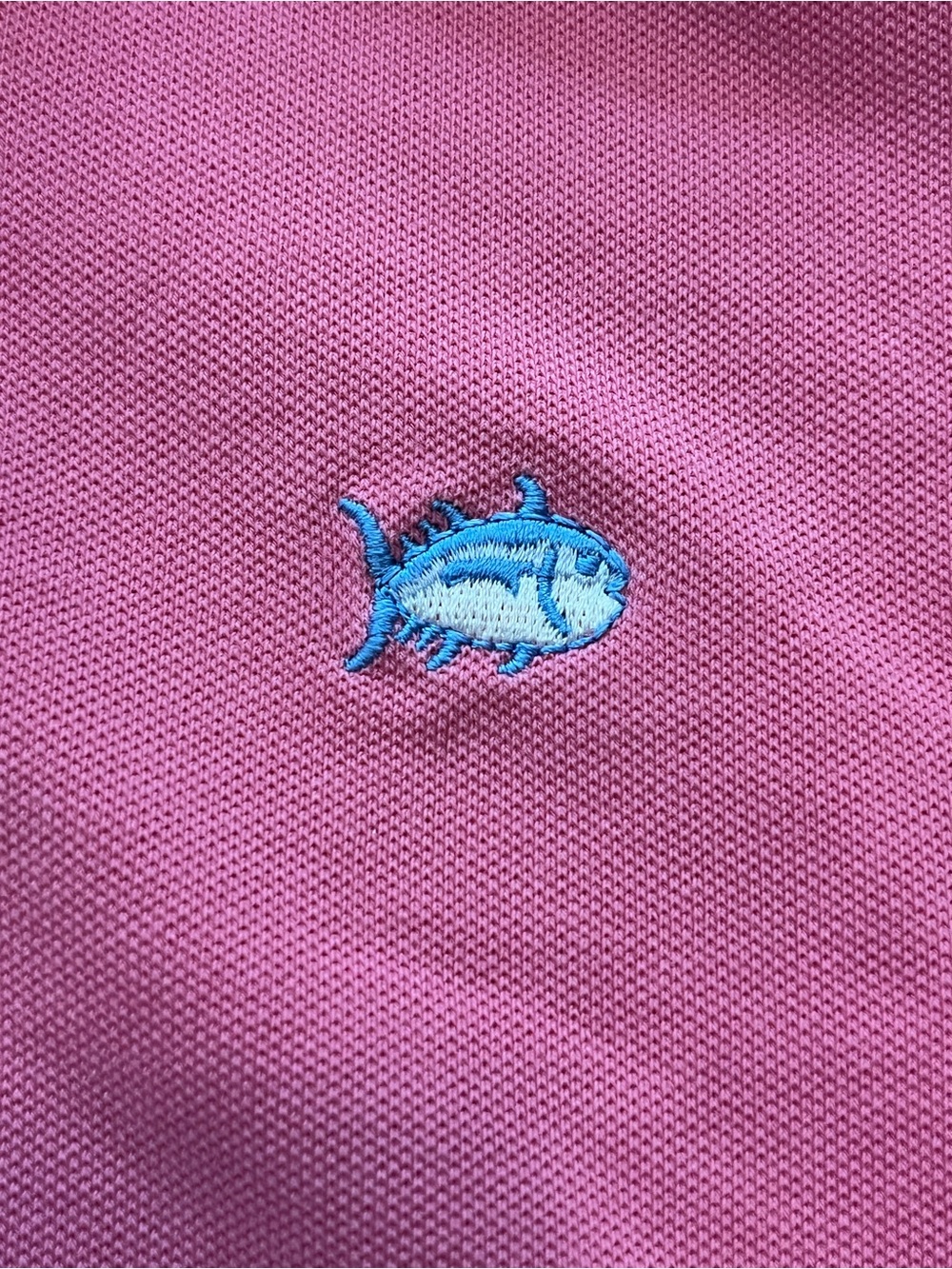 Southern Tide The Skipjack Polo Mens Large Coral Pink Cotton Stretch - Picture 3 of 5